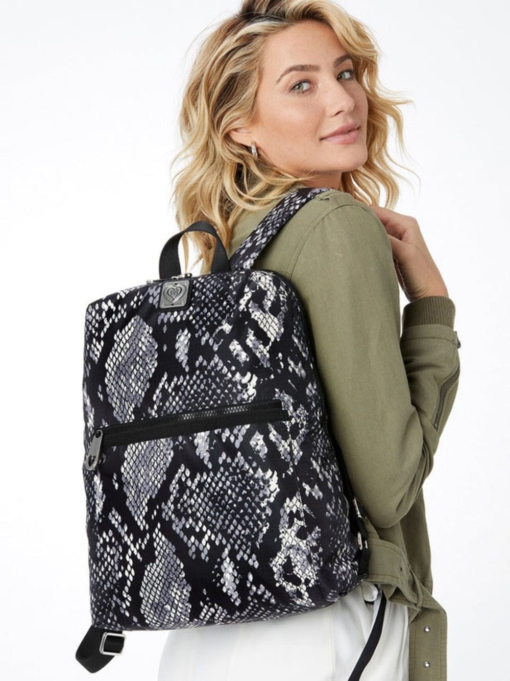 Brighton Snakeskin Print Happy Trails Backpack